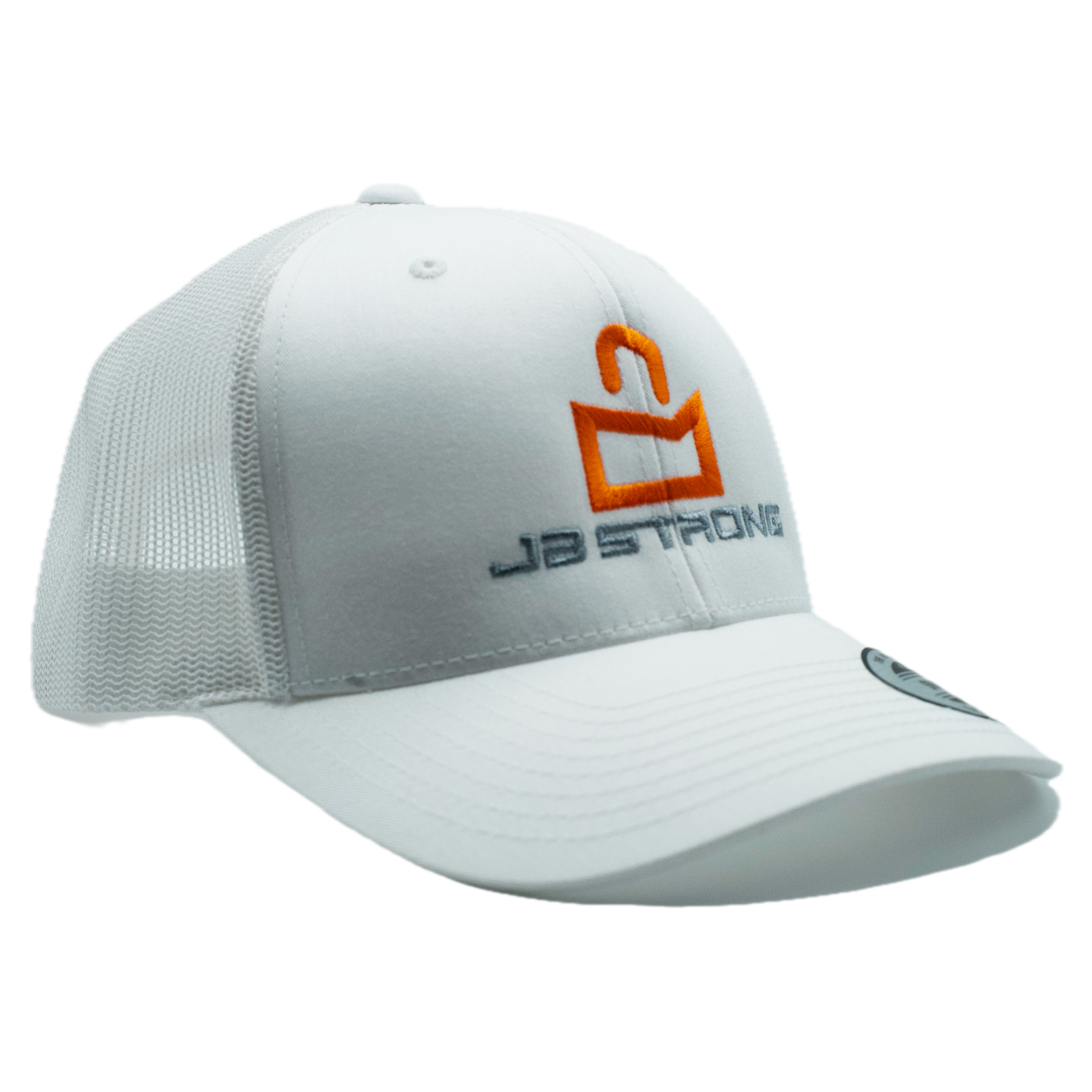 JB Strong Snapback Hat - White - Image 2
